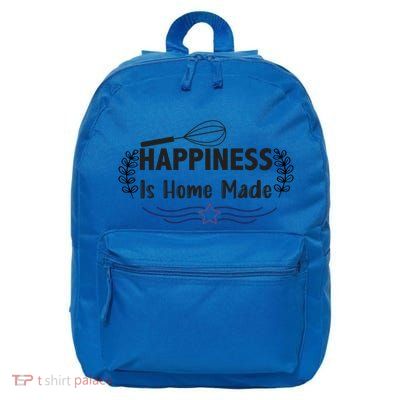 International Day Of Happiness Typography Graphic Funny Gift 16 in Basic Backpack