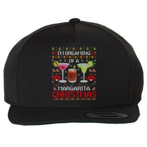 IM Dreaming Of A Margarita Christmas Ugly Cool Gift Wool Snapback Cap