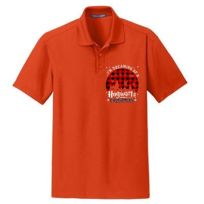 I'm Dreaming Of A Hogwarts Xmas Hogwart Dry Zone Grid Polo