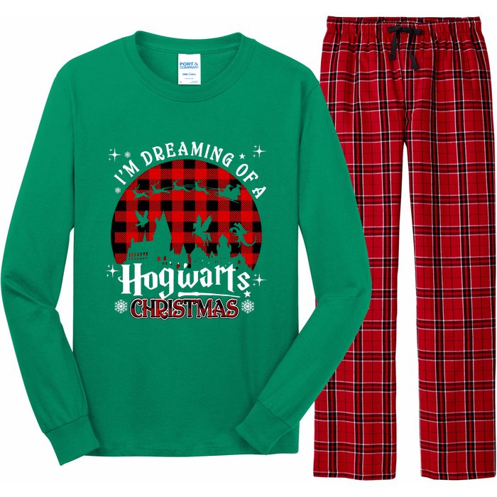 I'm Dreaming Of A Hogwarts Xmas Hogwart Long Sleeve Pajama Set