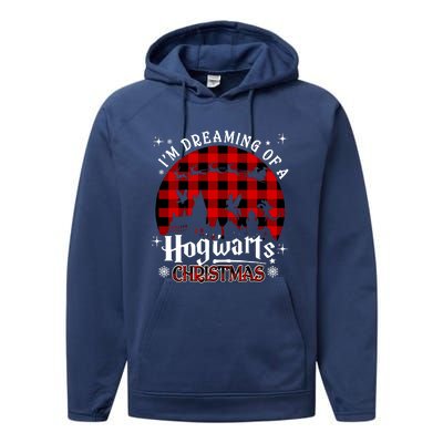 I'm Dreaming Of A Hogwarts Xmas Hogwart Performance Fleece Hoodie