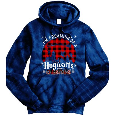 I'm Dreaming Of A Hogwarts Xmas Hogwart Tie Dye Hoodie