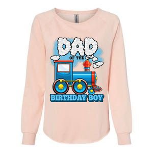 IM Dad Of The Birthday Boy Train Birthday Womens California Wash Sweatshirt