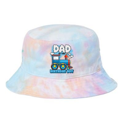 IM Dad Of The Birthday Boy Train Birthday Tie Dye Newport Bucket Hat