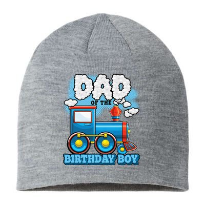 IM Dad Of The Birthday Boy Train Birthday Sustainable Beanie