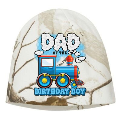 IM Dad Of The Birthday Boy Train Birthday Kati - Camo Knit Beanie