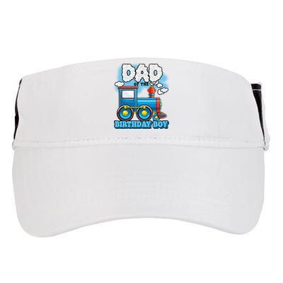 IM Dad Of The Birthday Boy Train Birthday Adult Drive Performance Visor