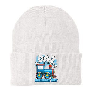 IM Dad Of The Birthday Boy Train Birthday Knit Cap Winter Beanie