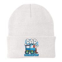 IM Dad Of The Birthday Boy Train Birthday Knit Cap Winter Beanie