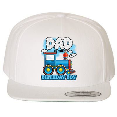 IM Dad Of The Birthday Boy Train Birthday Wool Snapback Cap