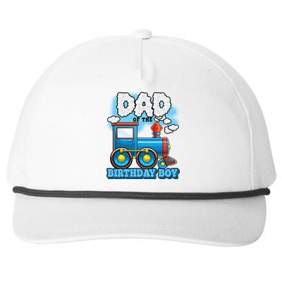 IM Dad Of The Birthday Boy Train Birthday Snapback Five-Panel Rope Hat