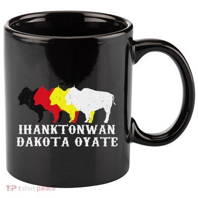 Ihanktonwan Dakota Oyate Yankton Sioux Medicine Wheel 11oz C Handle Ceramic Mug