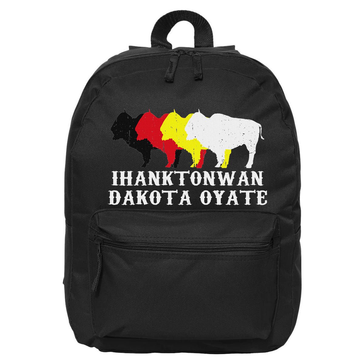 Ihanktonwan Dakota Oyate Yankton Sioux Medicine Wheel 16 in Basic Backpack