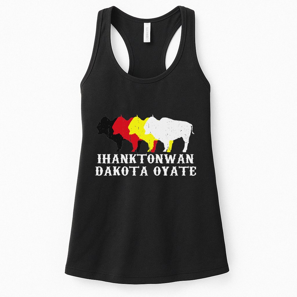 Ihanktonwan Dakota Oyate Yankton Sioux Medicine Wheel Womens Tank Top