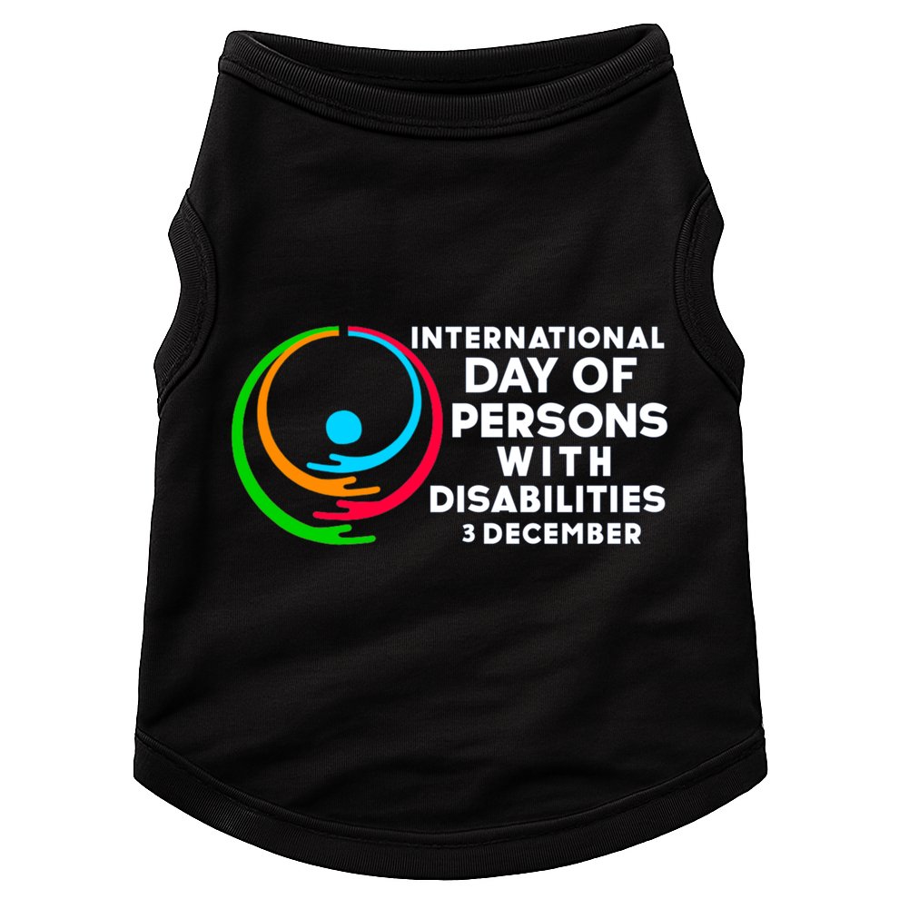 International Day Of Persons With Disabilities Gift Doggie Tank