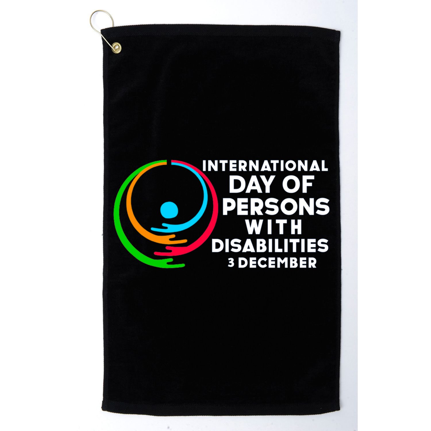 International Day Of Persons With Disabilities Gift Golf Towel