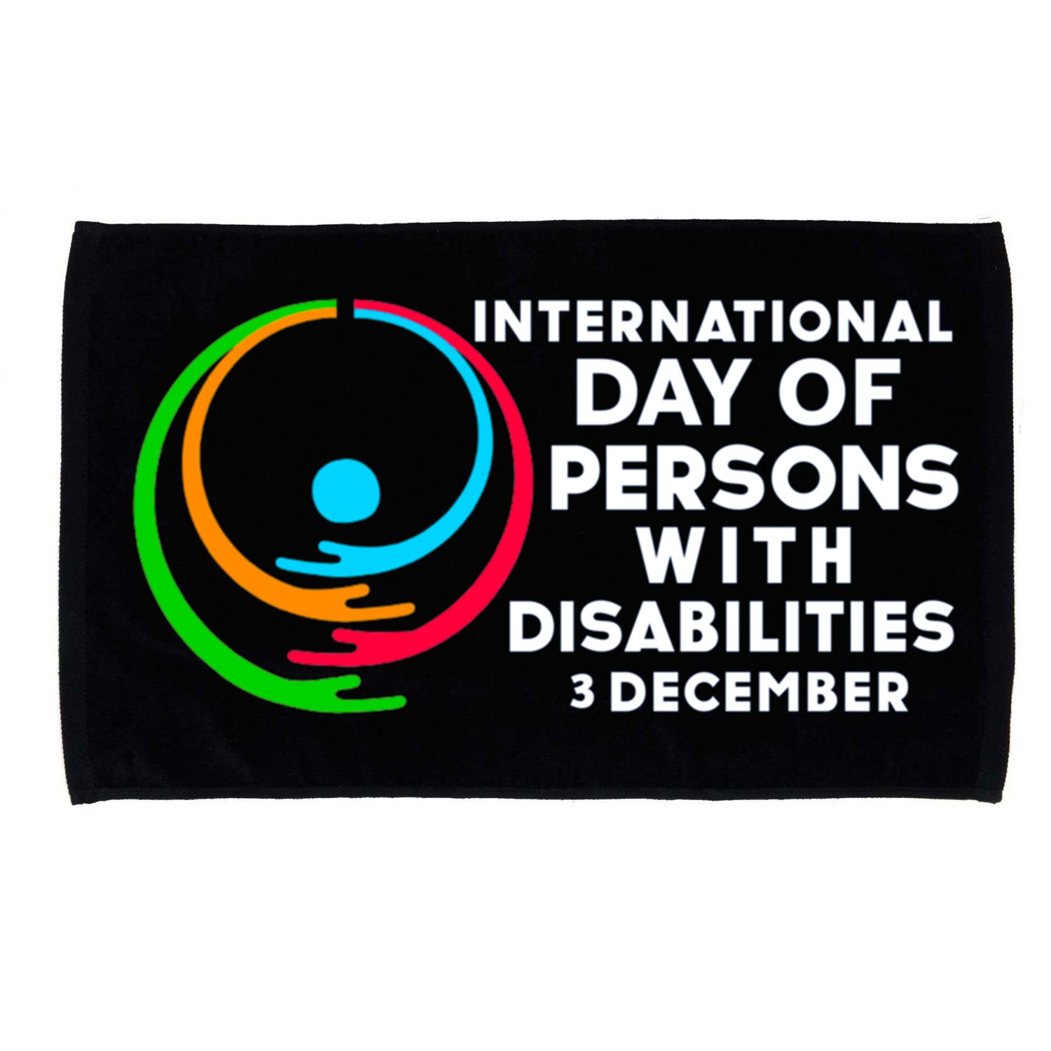 International Day Of Persons With Disabilities Gift Microfiber Hand Towel