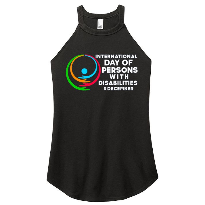 International Day Of Persons With Disabilities Gift Women's Perfect Tri Rocker Tank
