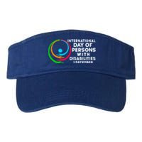 International Day Of Persons With Disabilities Gift Valucap Bio-Washed Visor