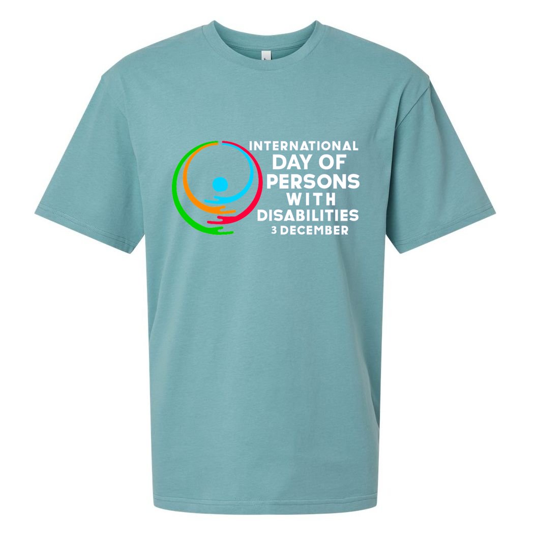 International Day Of Persons With Disabilities Gift Sueded Cloud Jersey T-Shirt