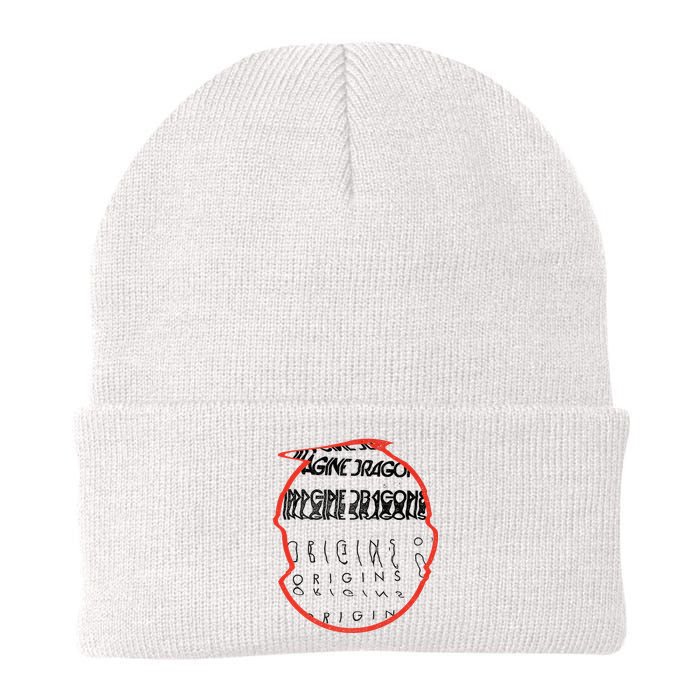 I.M.A.G.I.N.E. D.R.A.G.O.N.S Origins Red Circle Knit Cap Winter Beanie