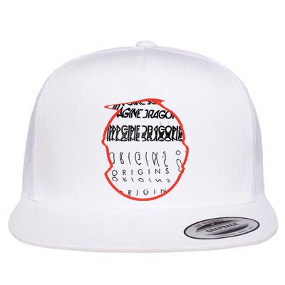 I.M.A.G.I.N.E. D.R.A.G.O.N.S Origins Red Circle Flat Bill Trucker Hat