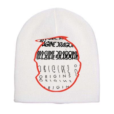 I.M.A.G.I.N.E. D.R.A.G.O.N.S Origins Red Circle Short Acrylic Beanie