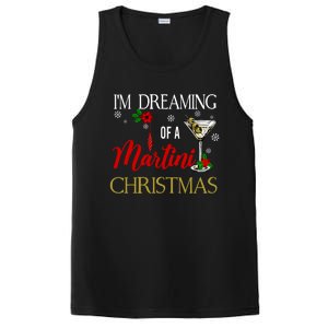 IM Dreaming Of A Martini Christmas Wine Glass Xmas Meaningful Gift PosiCharge Competitor Tank