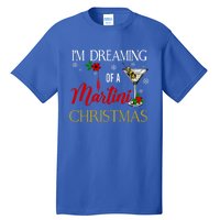 IM Dreaming Of A Martini Christmas Wine Glass Xmas Meaningful Gift Tall T-Shirt