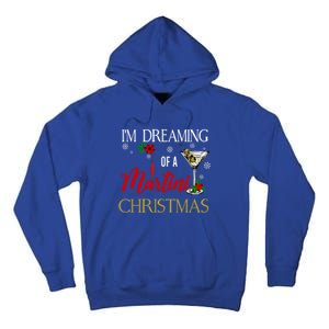 IM Dreaming Of A Martini Christmas Wine Glass Xmas Meaningful Gift Tall Hoodie