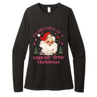 IM Dreaming Of A Breast Cancer Free Christmas Womens CVC Long Sleeve Shirt