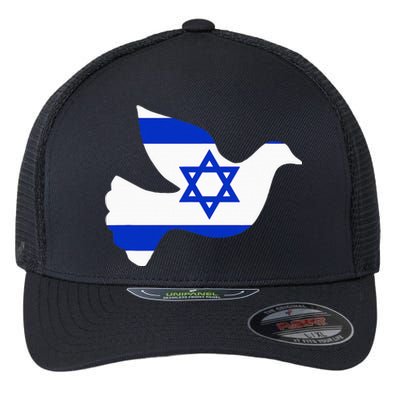 Israel Dove of Peace Flexfit Unipanel Trucker Cap