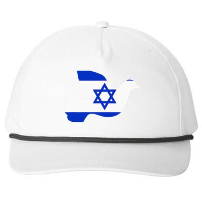 Israel Dove of Peace Snapback Five-Panel Rope Hat