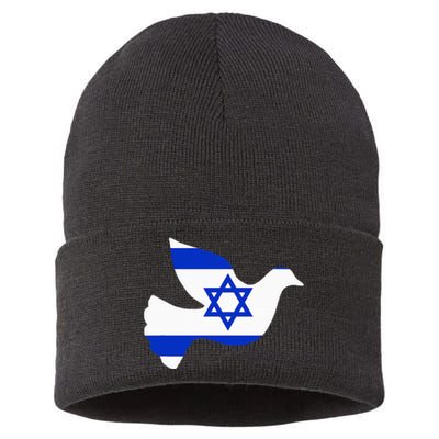 Israel Dove of Peace Sustainable Knit Beanie