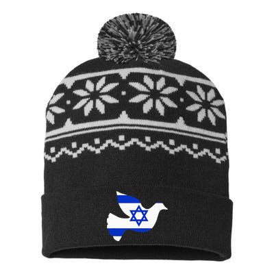 Israel Dove of Peace USA-Made Snowflake Beanie