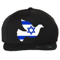 Israel Dove of Peace Wool Snapback Cap