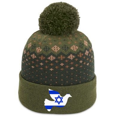 Israel Dove of Peace The Baniff Cuffed Pom Beanie