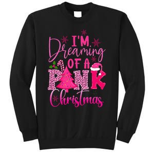 I'm Dreaming of A Pink Christmas With Pink Christmas Tree Sweatshirt