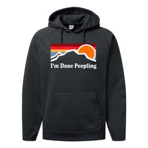 IM Done Peopling Performance Fleece Hoodie