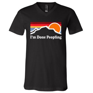 IM Done Peopling V-Neck T-Shirt