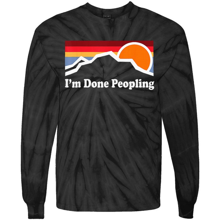 IM Done Peopling Tie-Dye Long Sleeve Shirt