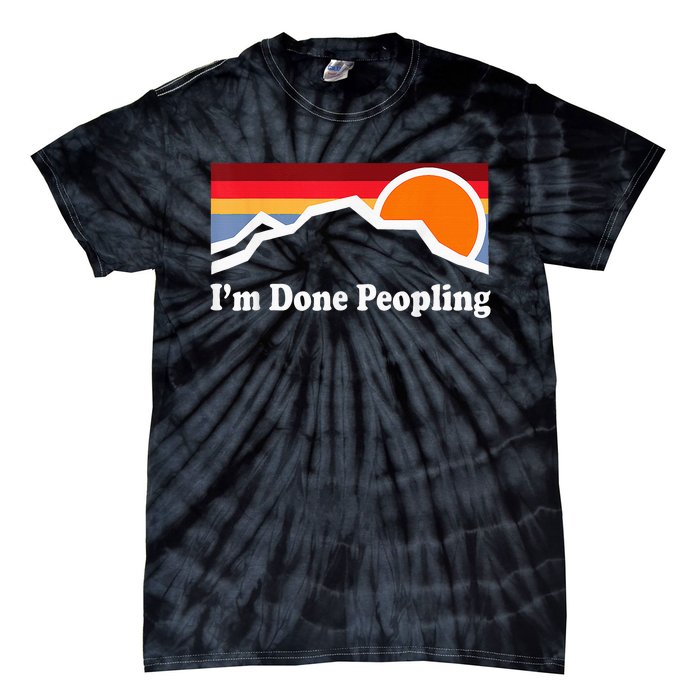 IM Done Peopling Tie-Dye T-Shirt