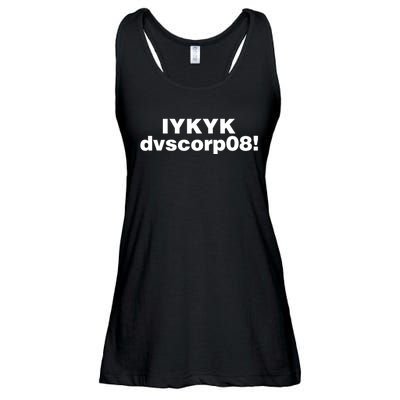 Iykyk Dvscorp08! Password Funny Georgia Voter Sarcasm Humor Ladies Essential Flowy Tank