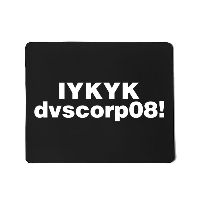 Iykyk Dvscorp08! Password Funny Georgia Voter Sarcasm Humor Mousepad