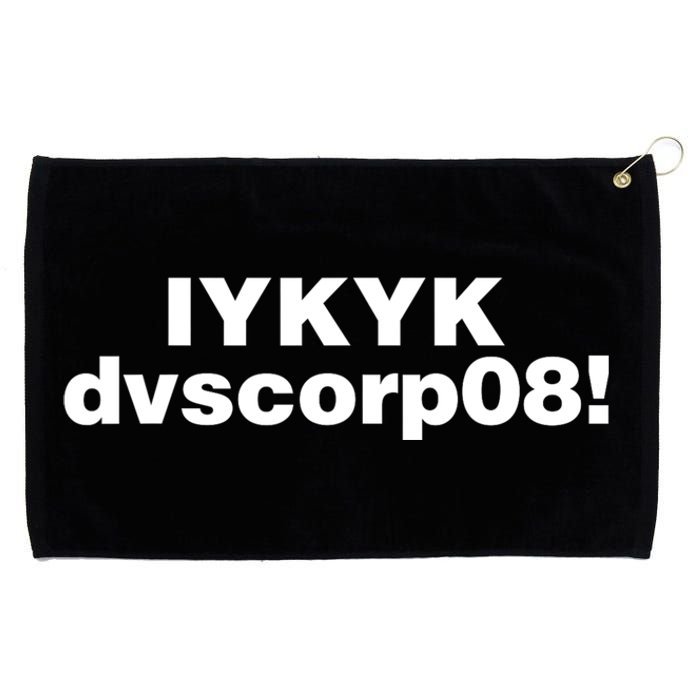 Iykyk Dvscorp08! Password Funny Georgia Voter Sarcasm Humor Grommeted Golf Towel