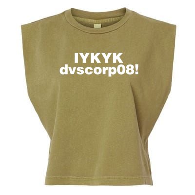 Iykyk Dvscorp08! Password Funny Georgia Voter Sarcasm Humor Garment-Dyed Women's Muscle Tee