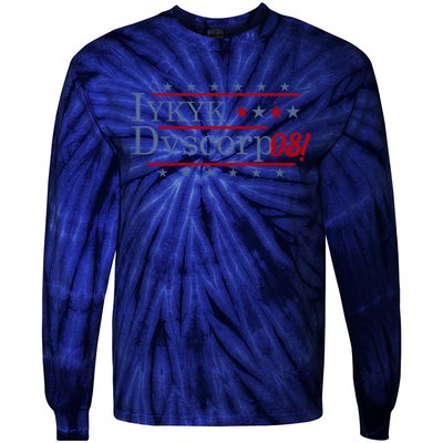 Iykyk Dvscorp08! Password Funny Georgia Voter Sarcasm Humor Tie-Dye Long Sleeve Shirt