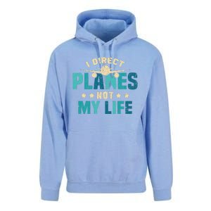 I Direct Planes Not My Life Air Traffic Controller Quote Unisex Surf Hoodie