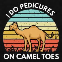 I Do Pedicures On Camel Toes Funny Camel Joke Saying Ladies PosiCharge Tri-Blend Wicking Tank