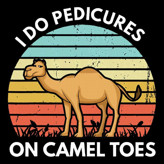 I Do Pedicures On Camel Toes Funny Camel Joke Saying Impact Tech Backpack